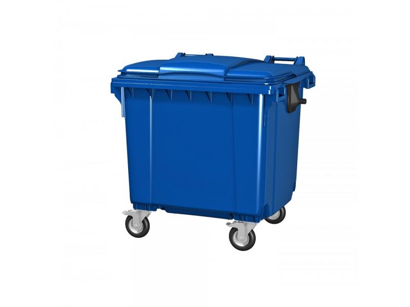 Пластиковый мусорный контейнер объем 660 Литров 